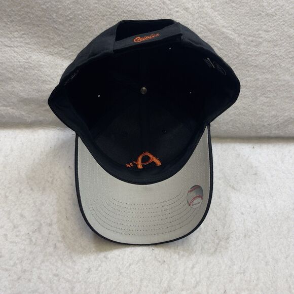O's Baltimore Orioles '47 MVP Rear Spell Out Baseball Hat Black Adjustable Strap - Picture 5 of 8